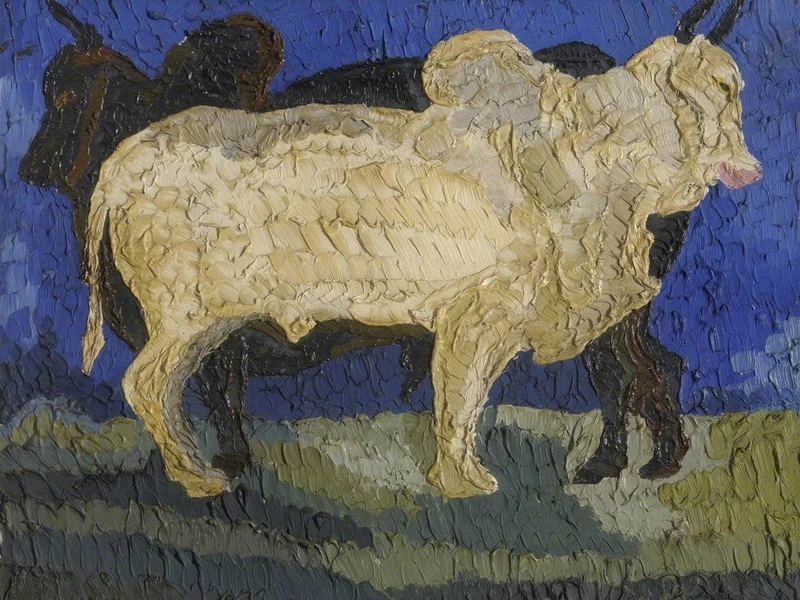 1891-								Henri Gaudier-Brzeska - Tori bramini (zebù) - Kettle's Yard